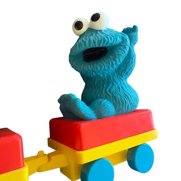 Tyco Preschool Sesame Street Train Big Bird Bert Cookie Monster 1994 - Picture 4 of 11